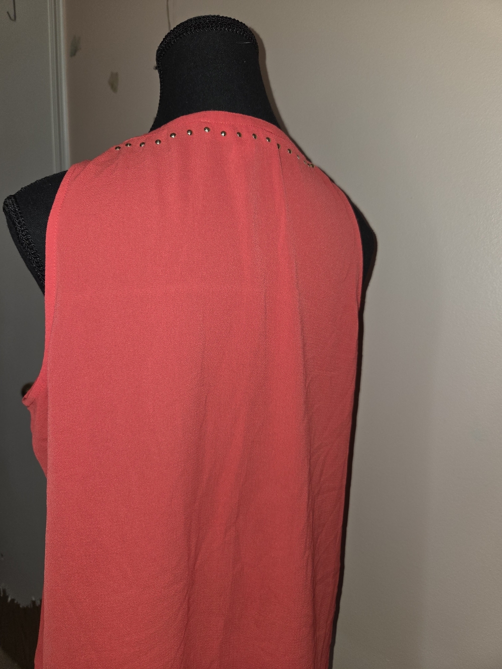 Michael Kors Tank Top in Coral Size Medium - Picture 3 of 7